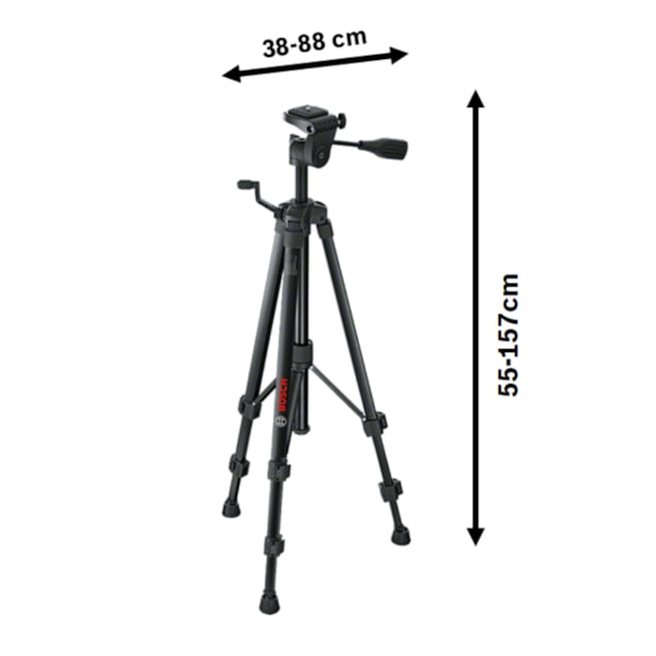 Tripé para nível a laser rosca 1/4 BT 150 Professional 0601096B00 Bosch-7f3d4221-0963-4053-b4b5-6bf232801563