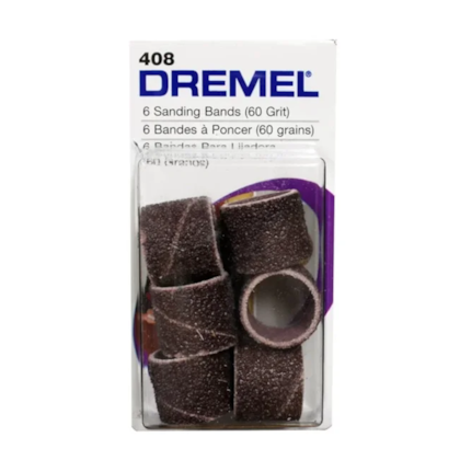 Tubo de Lixa 6 unidades Grão 80 Dremel 2615000408-5c7e3368-6322-4485-8012-8c9fb702ab3f