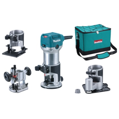 Tupia com 4 Bases 710W RT0700CX3 Makita-c60b6582-ca7c-459f-a420-d402df2c9602