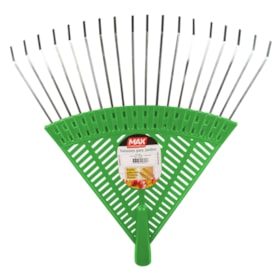 Vassoura de Aço com 18 Dentes para Jardim Com Cabo 13120 Max