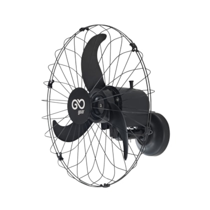 Ventilador De Parede Preto 60 Cm 180W Bivolt V60PPRRB Goar