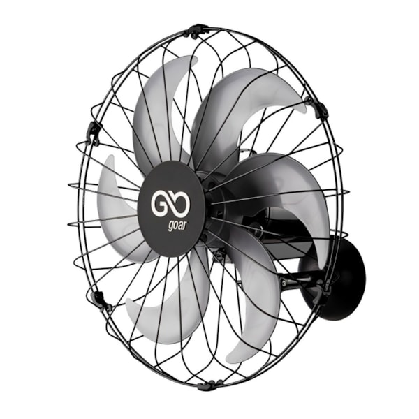 Ventilador V50 de Parede Oscilante Turbo 50cm 127V Preto V50PPRR1 Goar-dd2dbf16-b8a0-412d-914c-4c47e1602955