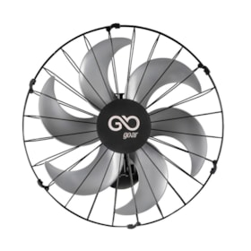 Ventilador V50 de Parede Oscilante Turbo 50cm 127V Preto V50PPRR1 Goar