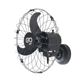Ventilador V50 de Parede Oscilante Turbo 50cm 127V Preto V50PPRR1 Goar